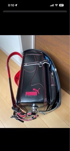 USED　天使のはね　セイバン　ランドセル　プーマ　男の子　ブラック　レッド