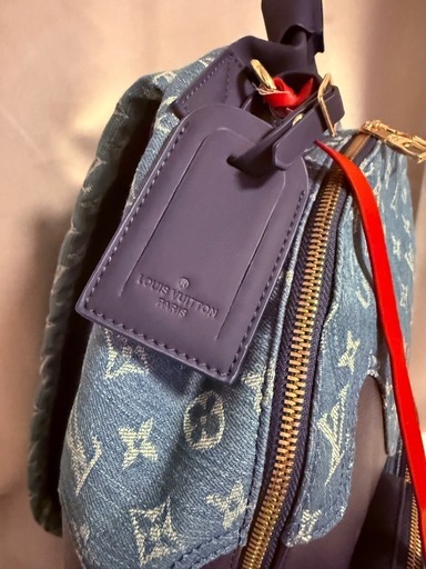 ルイヴィトン LOUIS VUITTON ヒューマンメイド リュック バックパック デニム モノグラム
