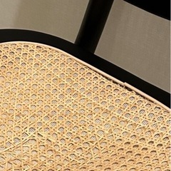 無印良品　デザインチェア　椅子（座面が一部破損）の画像