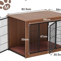 犬用ケージ ＊木製＊小型・中型犬用の画像