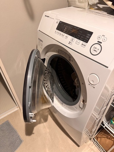 2022年式SHARPドラム型洗濯機