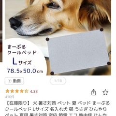 ペット用　クールベッド　ひんやりベッド　　Lサイズの画像