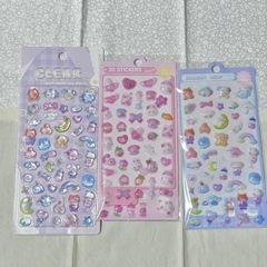 ぷくぷく立体シール5点セットの画像