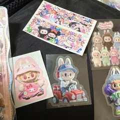 ラブブ　立体シールの画像