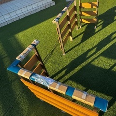 ウッドデッキ用　手すりの画像