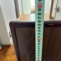 木の折りたたみ机　レトロの画像