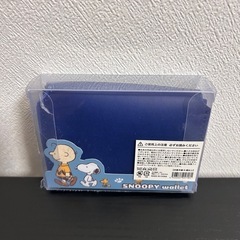 スヌーピー ウォレット ミニ財布 ネイビーの画像
