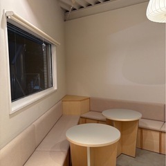 【オーダーメイド品】カフェ風 丸テーブル 複数台まとめて可の画像