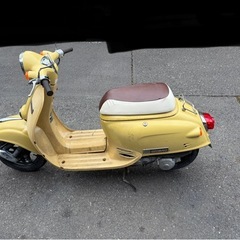 ホンダ　HONDA 希少　セル始動　オシャレ　AF24 ジョルノ   GIORNO 2スト　レトロ　原付　高馬力　原付　速い　買い物　足の画像