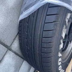 美品　200系ハイエース用 WORK ワーク　タイヤホイールセット　17インチの画像