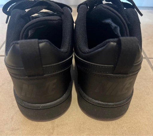 NIKE スニーカー コート ボローロー リクラフト ブラック 24.5㎝