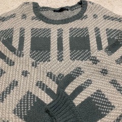 Heather ビックチェックニットの画像