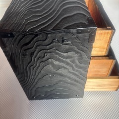 三段木箱小物入れ
の画像