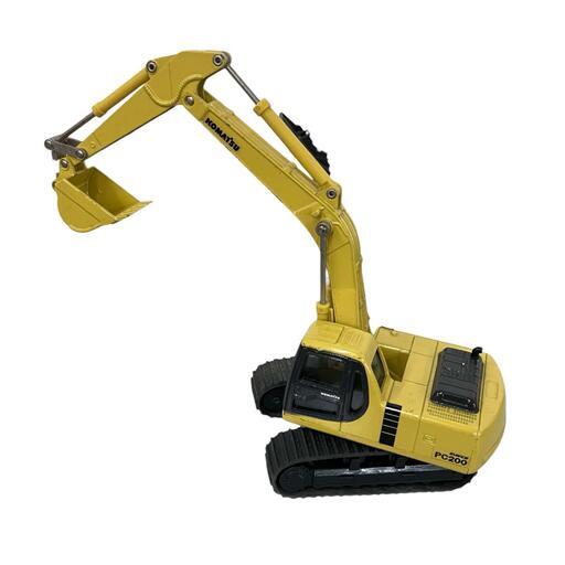 170070 現状品 KOMATSU　ミニチュア重機 3点まとめ売り [0000000004366]