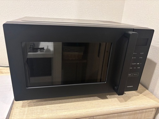 【未使用品】オーブンレンジ　16L ブラック　ツインバード
