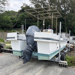 船舶 船体ヤンマー23ft(6.84m) ヤマハ 船外機150馬力　船台付の画像