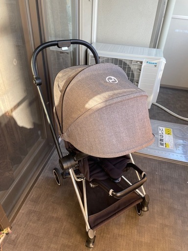 ベビーカー　Cybex Mios(サイベックス　ミオス)、レインカバー(未使用)付き 