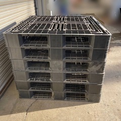 ww6/27 岐阜プラスチック工業 リスパレット 6枚セット まとめて プラスチックパレット 物流 運搬 保管 倉庫 荷役 ★直接引取限定◇の画像