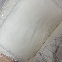 西川 敷布団＋まくら 2セット 来客用使用 カバー付きの画像