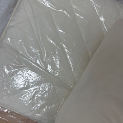 西川 敷布団＋まくら 2セット 来客用使用 カバー付きの画像