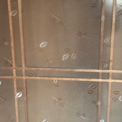 昭和レトロ すりガラス引き戸 2枚 古民家建具の画像