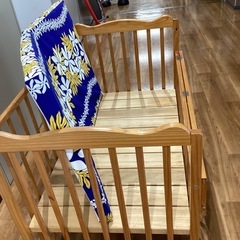 ベビーベッド【町田市再生家具】253353の画像