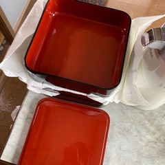 昭和のお重とポットの画像