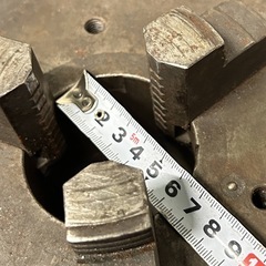 ww5/10 三つ爪 スクロールチャック 旋盤チャック 直径2300mm 中古 工具 旋盤 三つ爪チャック 丸材 クランプスクロール 道具 ★直接引取歓迎の画像