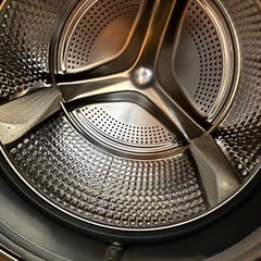 ドラム式洗濯乾燥機 AQW-DX12P-L、ランドリーラックの画像