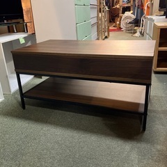 天板が上がるローテーブル【F01075】の画像