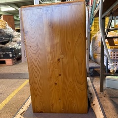 木目２段棚の画像