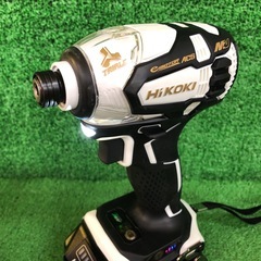 【店頭お渡し限定】(26-2-15)HiKOKI　コードレスインパクトドライバ　WH36DA　特別限定品　ホワイト＆ゴールドの画像
