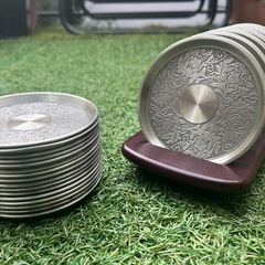 ROYAL Selangor 錫合金製小型コースター　22枚の画像