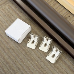 【早い方優先‼️】168cmブラインドカーテン  180cmロールスクリーン 2点セット ブラウン♪の画像