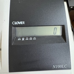 鍵なし　レジスター　レジ　CLOVER N100LC インボイス非対応　の画像