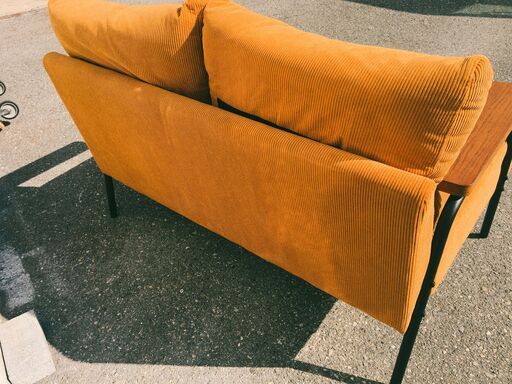 JM20753S)2人掛けカジュアルソファー ニトリ 幅：約120cm 高さ：約80cm  奥行：約72cm 中古品【取りに来られる方限定】