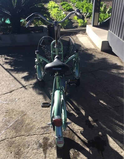 A-406△ y ① 岐阜発/ブリジストン/ minnna/ ミンナ/ 前二輪/ 三輪自転車/ 変速なし/ 走行確認/ 現状品/ 管05s/ R7.11/29 △