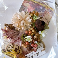 ドライフラワースワッグ✿:*カッティングボードデザインペーパーの画像