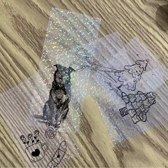 オリジナルシールも作れるスマホ用
ポータブルプリンターの画像