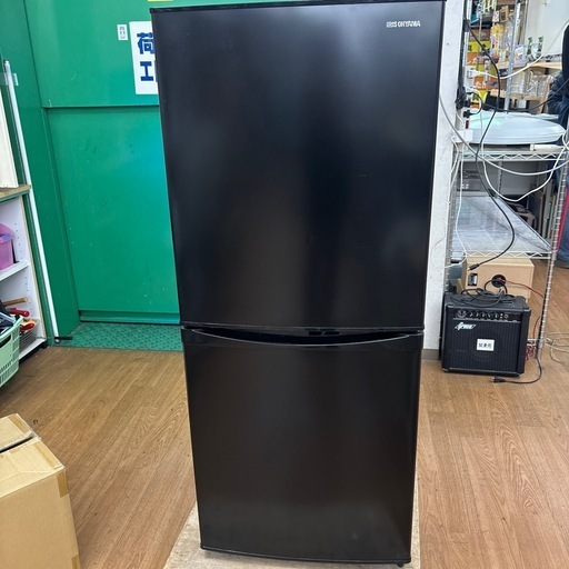☆ドリーム荒牧店☆ジモティー割引有☆【クリーニング済み】アイリスオーヤマ/2ドア冷蔵庫/IRSD-14A-B/142L/2023年製