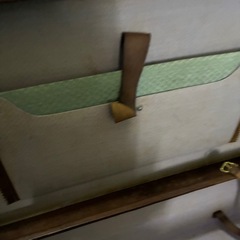 昭和レトロ　革製トランク　の画像