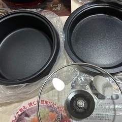 ⭐️美品！！電気鍋ミニグリルパン⭐️ホットプレート⭐️1人暮らし2人暮らしに便利⭐️簡単調理⭐️の画像