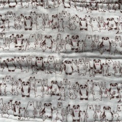 中古品　ガーゼハンカチ2枚の画像