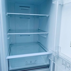 ♦ニトリ ノンフロン２ドア冷凍冷蔵庫【2023年製】NR-274L WHの画像