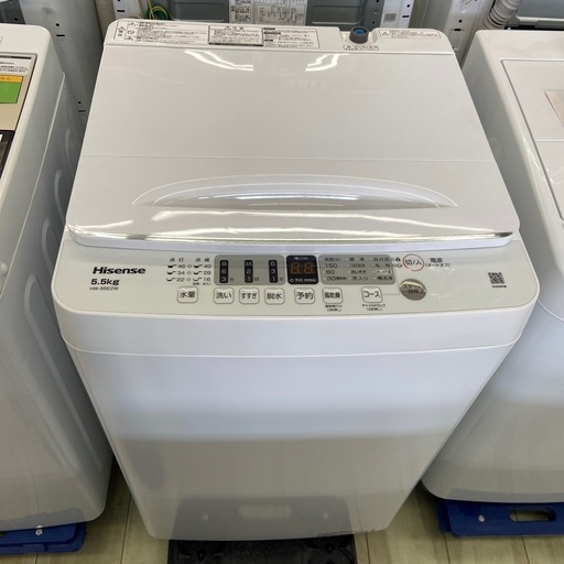 Hisense 5.5kg 全自動洗濯機【リサイクルフカツ岡崎倉庫店】260213YS-2