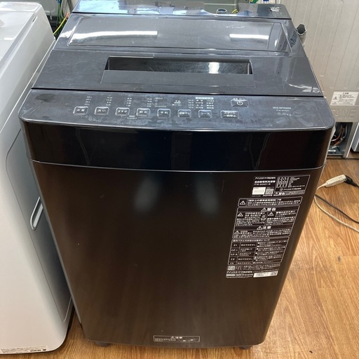 「安心の1年保証付。【IRIS OHYAMA 全自動洗濯機 ITW-60A01-B】取りに来れる方限定。」