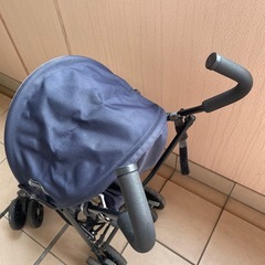 【値下げ】Jeep バギー　B型ベビーカー　ネイビー　折りたたみの画像