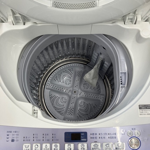 「安心の6ヶ月保証付。【SHARP 全自動洗濯機 ES-T710-W】取りに来れる方限定。」 安心の6ヶ月保証付。【SHARP 全自動洗濯機 ES-T710-W】取りに