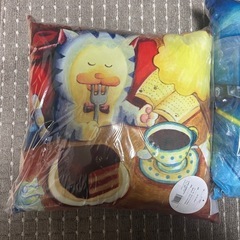 まめきちまめこ　にゃごや展クッション二個セットの画像