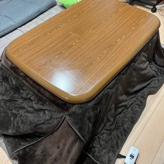 ニトリ家具調コタツNRT15-120MBRの画像